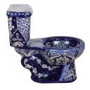 Mexican Talavera Toilet Manzanillo